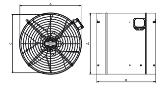 Teknik Çizim - SERA SİRKÜLASYON FANLARI