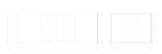 Teknik Çizim - Kanal Tipi Sığınak Santrali